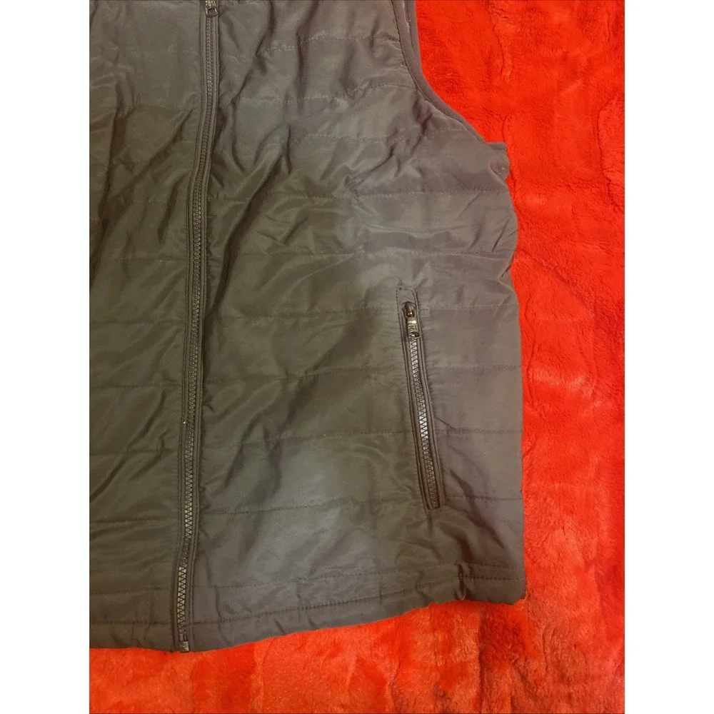 Banana Republic Vest Mens Medium Black Lined‎ Sleeveless Jacket Casual Full Zip